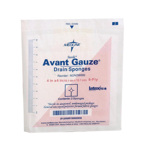 Drain Sponge, Sterile, 4x4