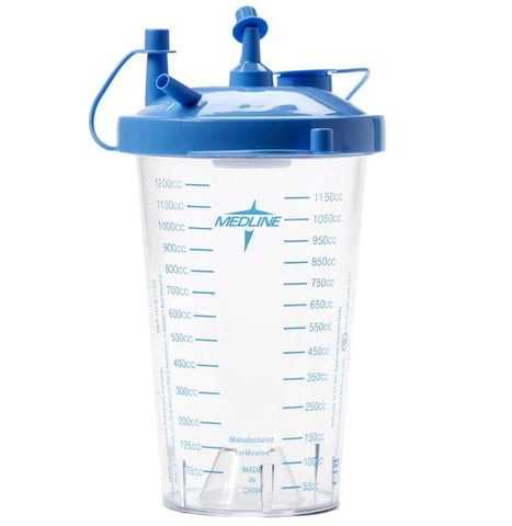 Canister, suction, with float lid